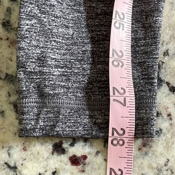 Lululemon Womens Wunder Under 7/8 Tight Luxtreme Leggings Heather Black Size 2‎ - Picture 8 of 8